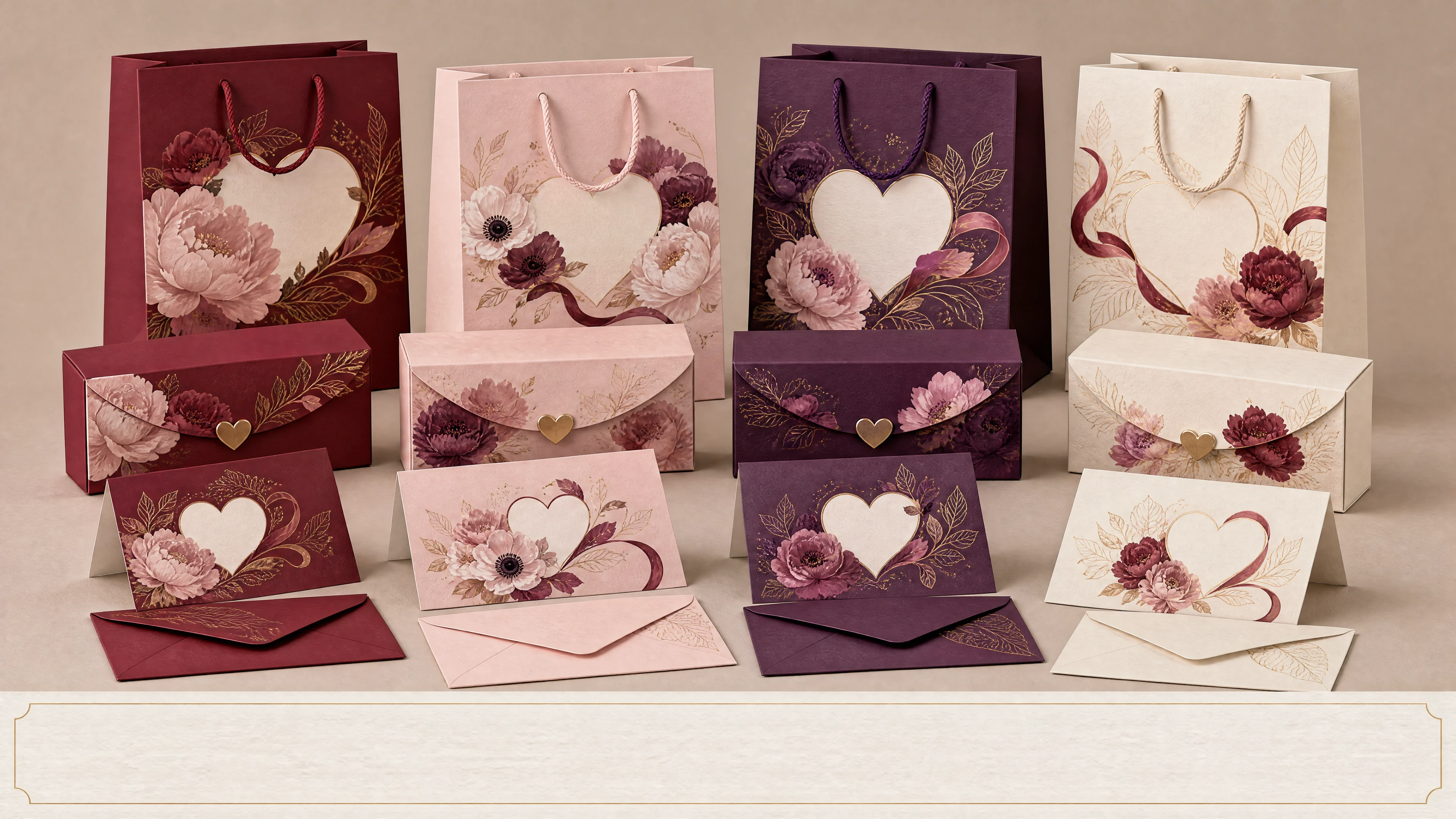 Valentine's Day and Mother's Day stationery