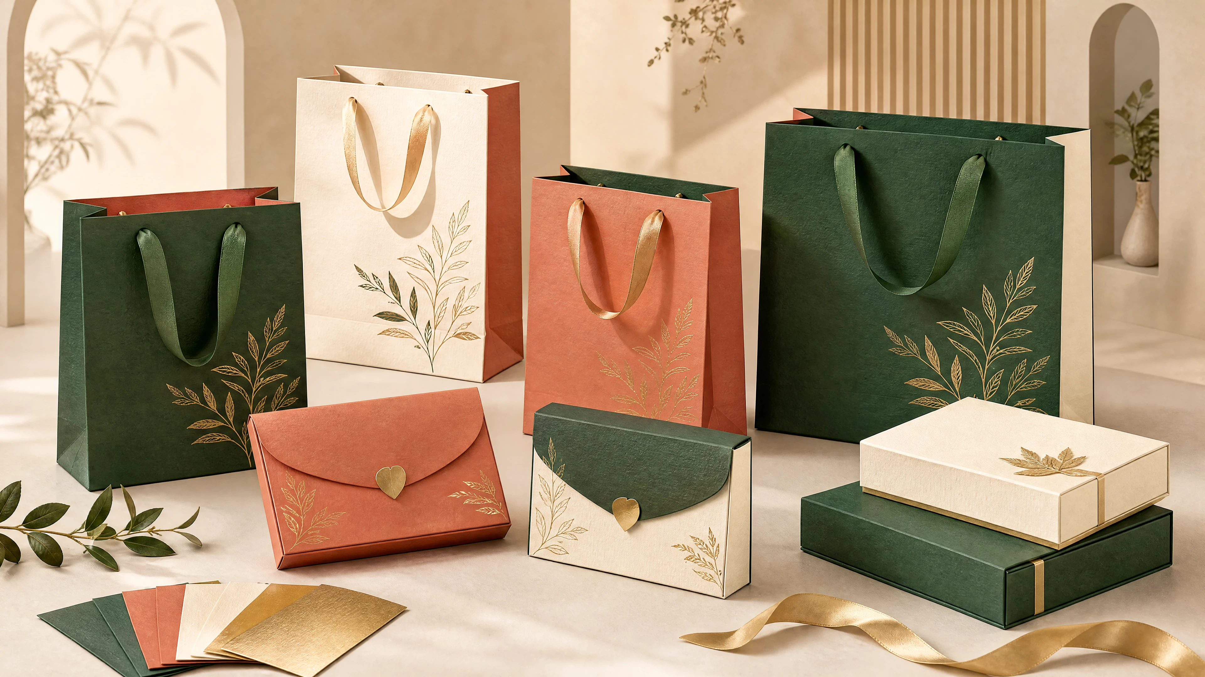 Gift bags and gift boxes collection