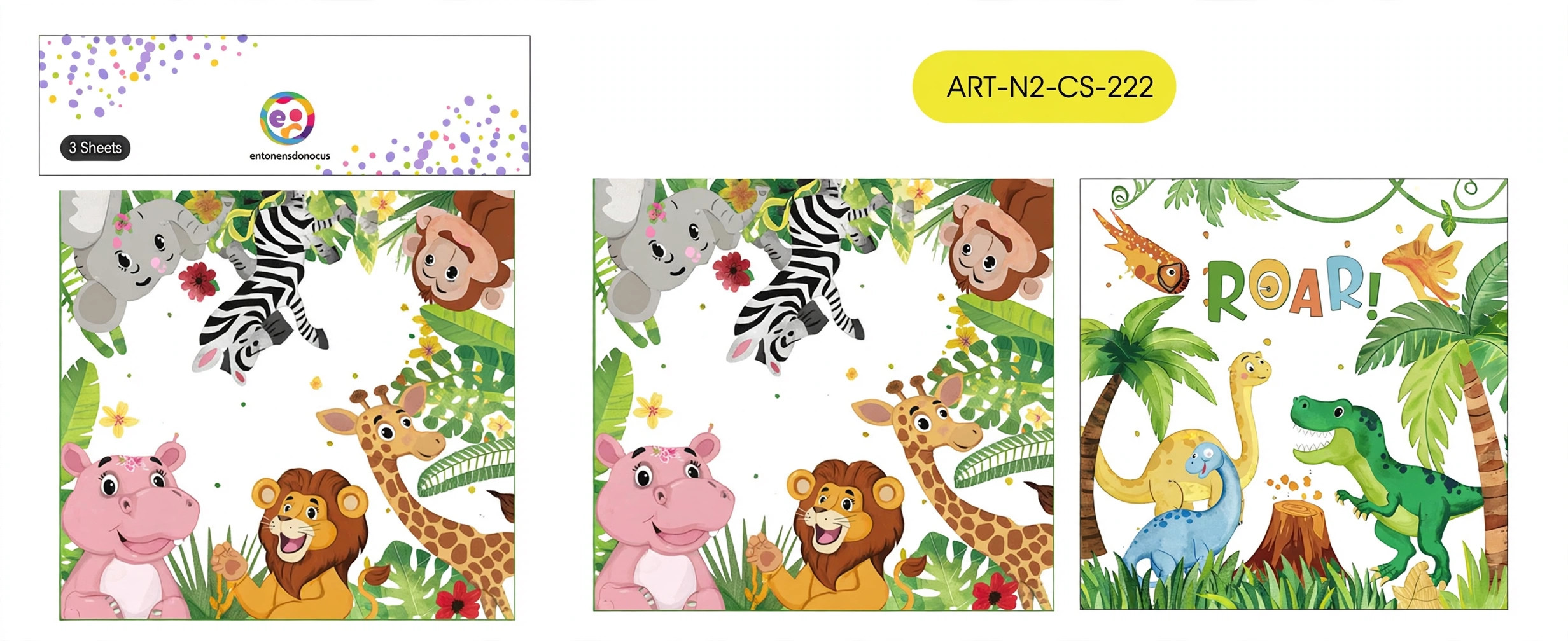 Servilletas de dibujos