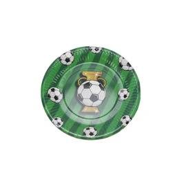Platos de papel de fútbol de 7 pulgadas 2