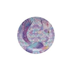 Platos de papel de sirena de 7 pulgadas 3