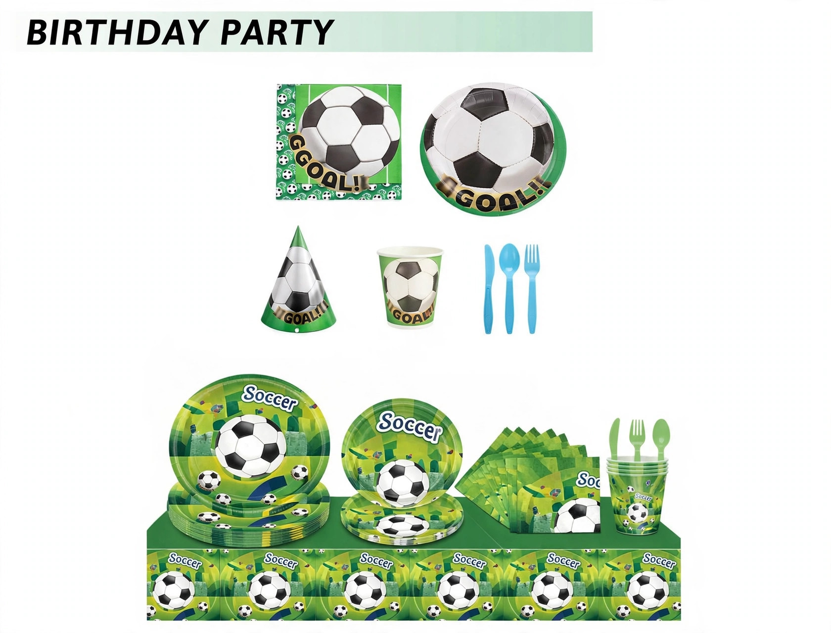 Gorros de fiesta de fútbol