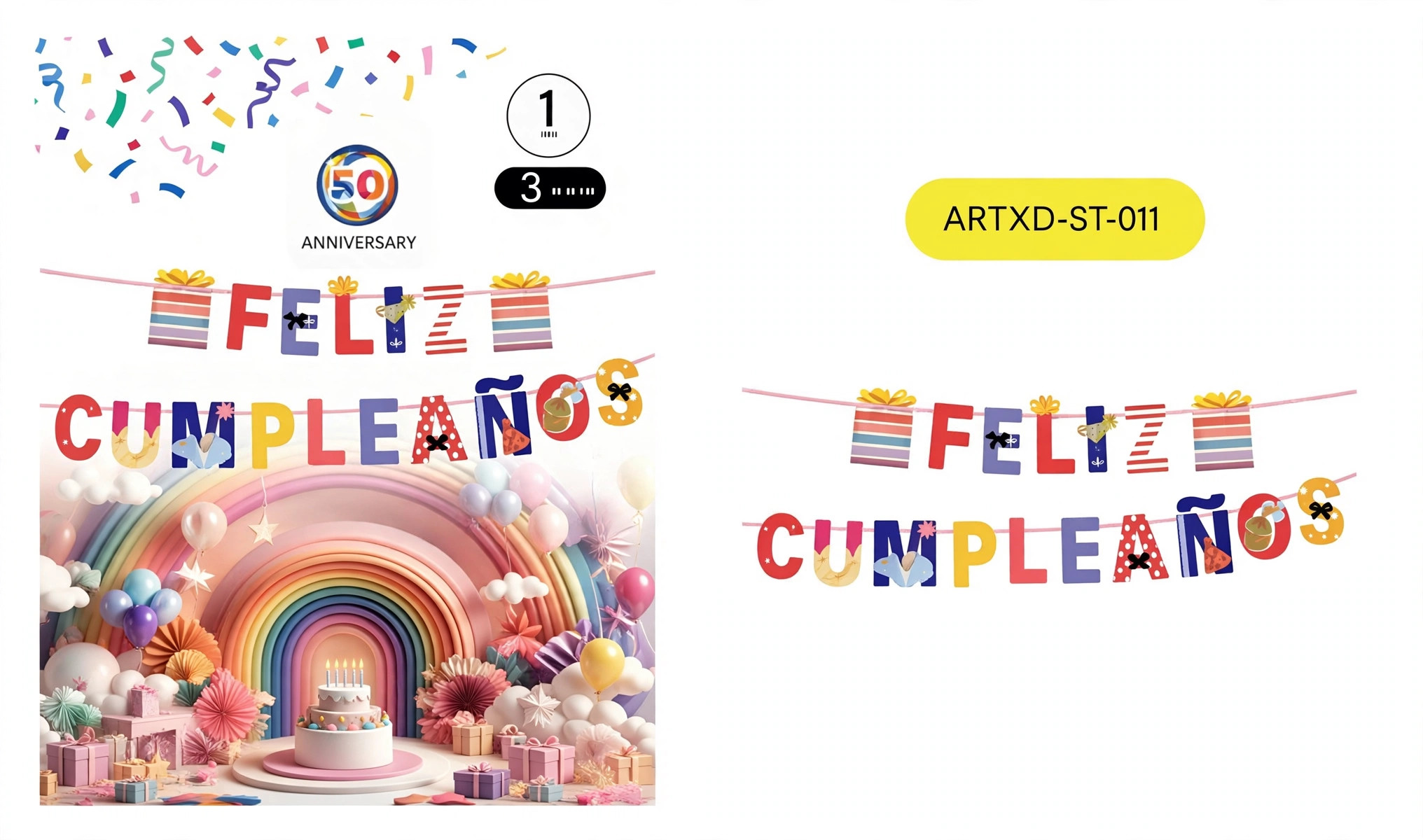 Guirnalda de letras
