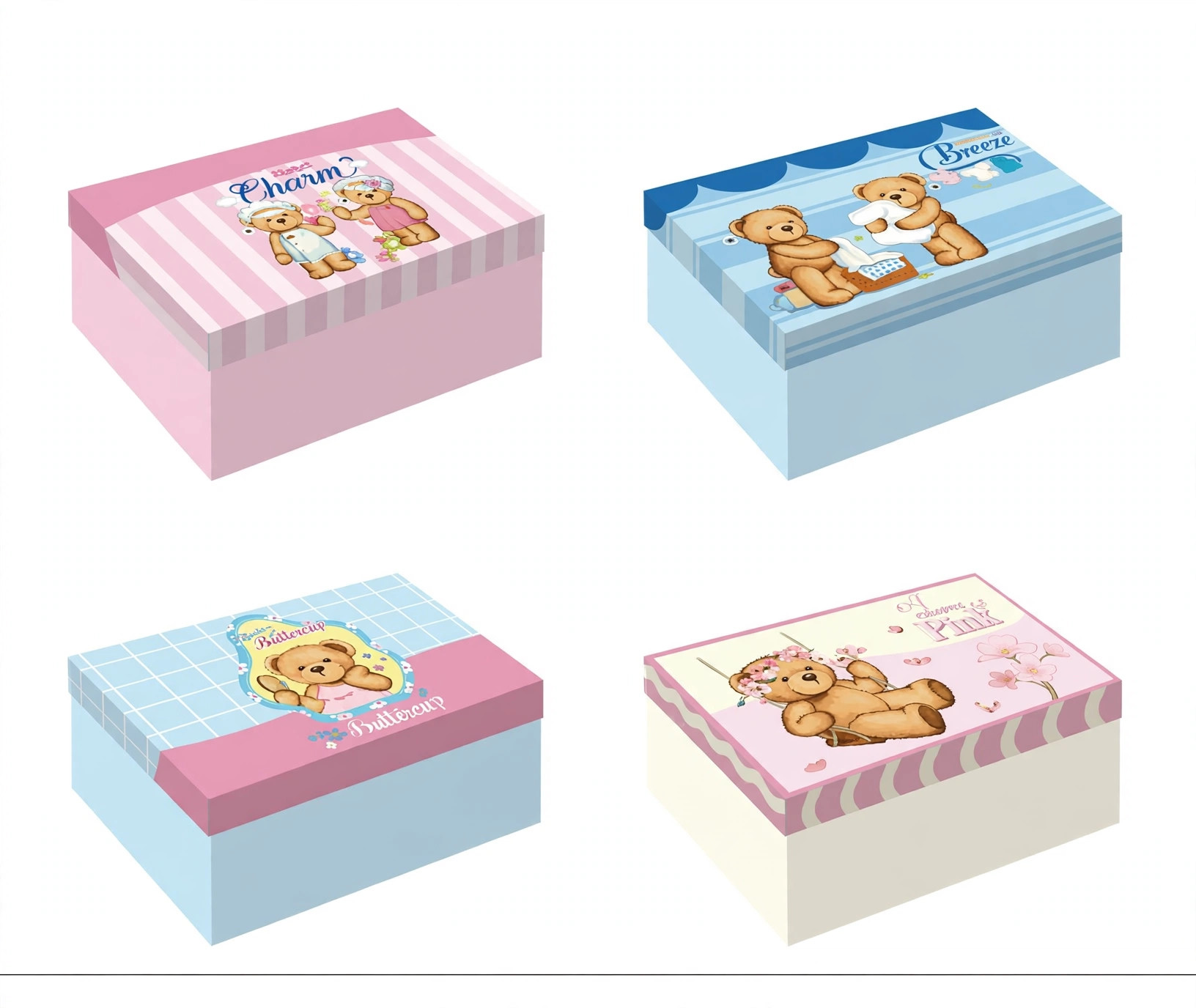 Sets de cajas Teddy