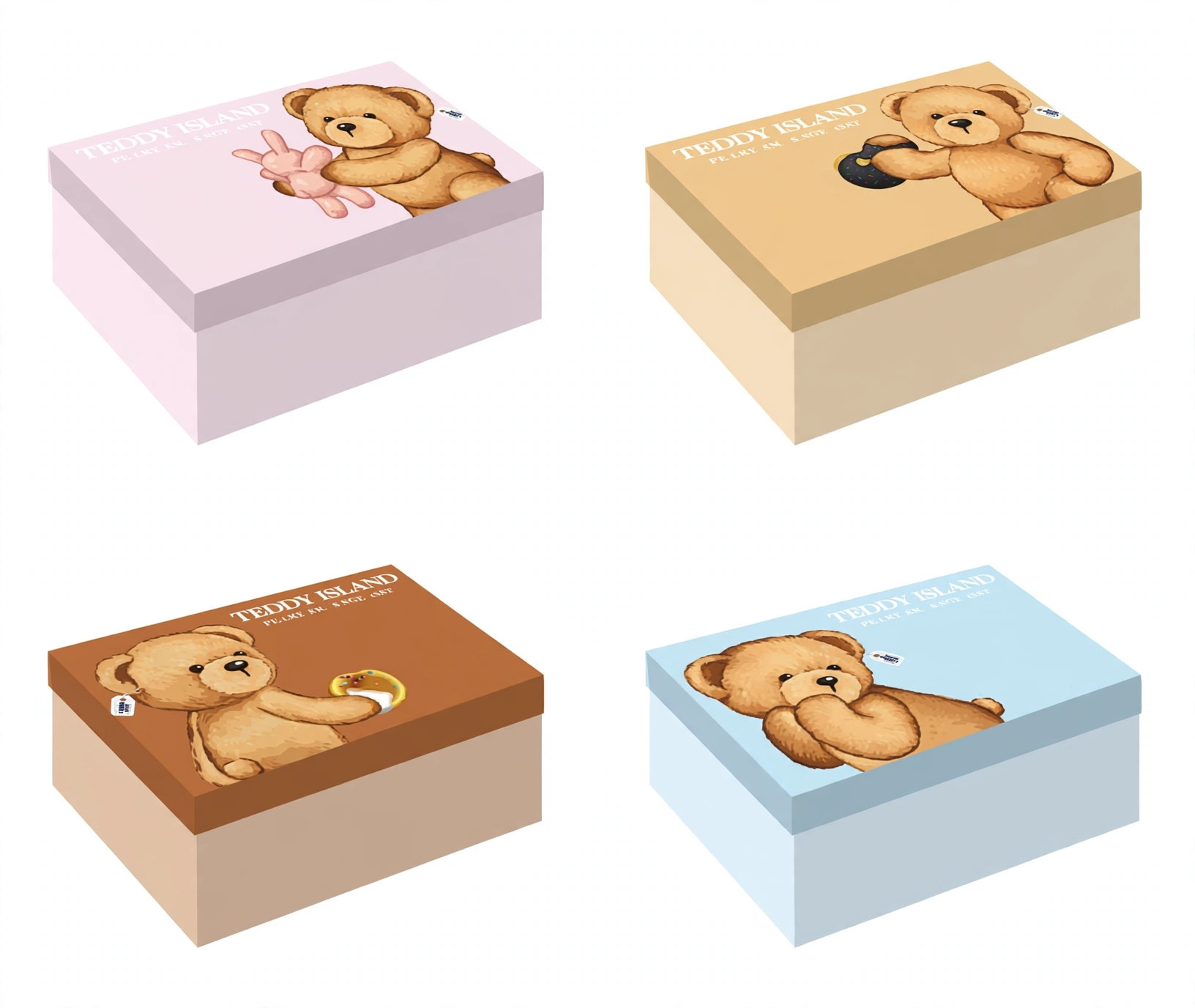 Sets de cajas Teddy 1